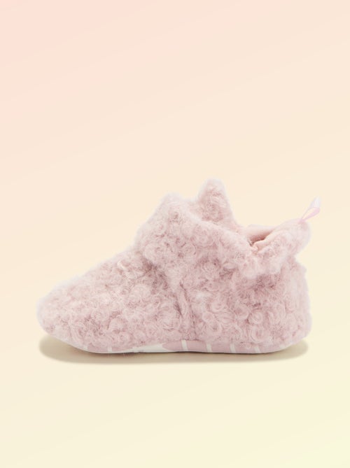 Chaussons montants effet moutonné - 'Kitchoun' - Kiabi Chaussons montants effet moutonné - 'Kitchoun' - Kiabi