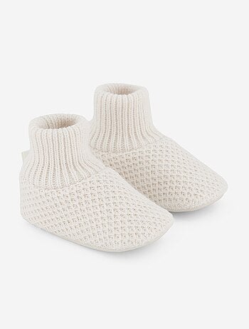 Chaussons montants en maille