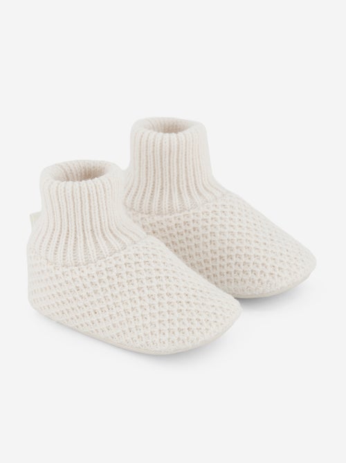 Chaussons montants en maille - Kiabi
