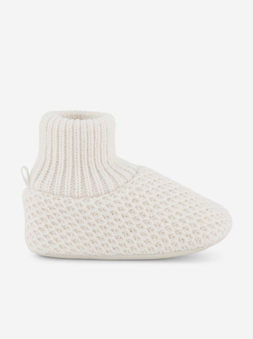 Chaussons montants en maille - Kiabi