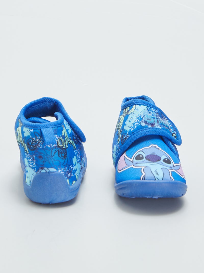 Chaussons montants 'Stitch' bleu - Kiabi