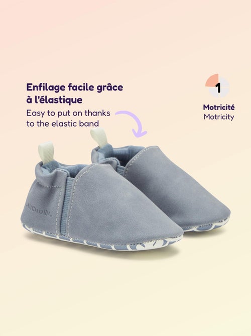 Chaussons motricité 1 'se retourner' - Kitchoun - Kiabi