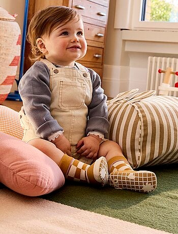 Chaussons motricité 2 '4 pattes' - Kitchoun