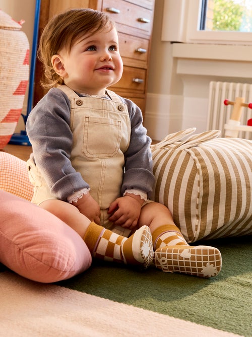 Chaussons motricité 2 '4 pattes' - Kitchoun - Kiabi