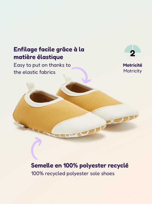 Chaussons motricité 2 '4 pattes' - Kitchoun - Kiabi