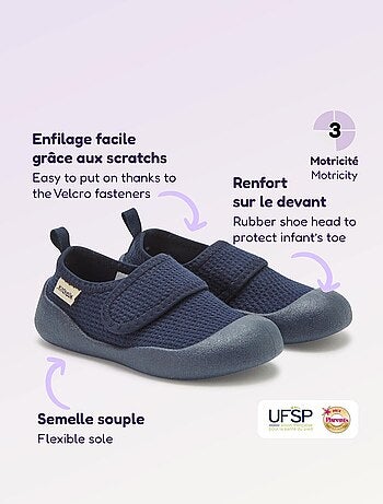 Chaussons motricité 3 '1ers pas' - Kitchoun