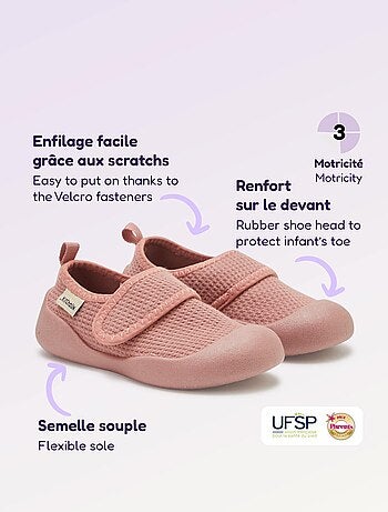 Chaussons motricité 3 '1ers pas' - Kitchoun