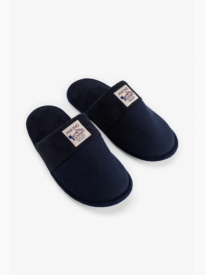 Chaussons mountain homme penti Bleu marine - Kiabi
