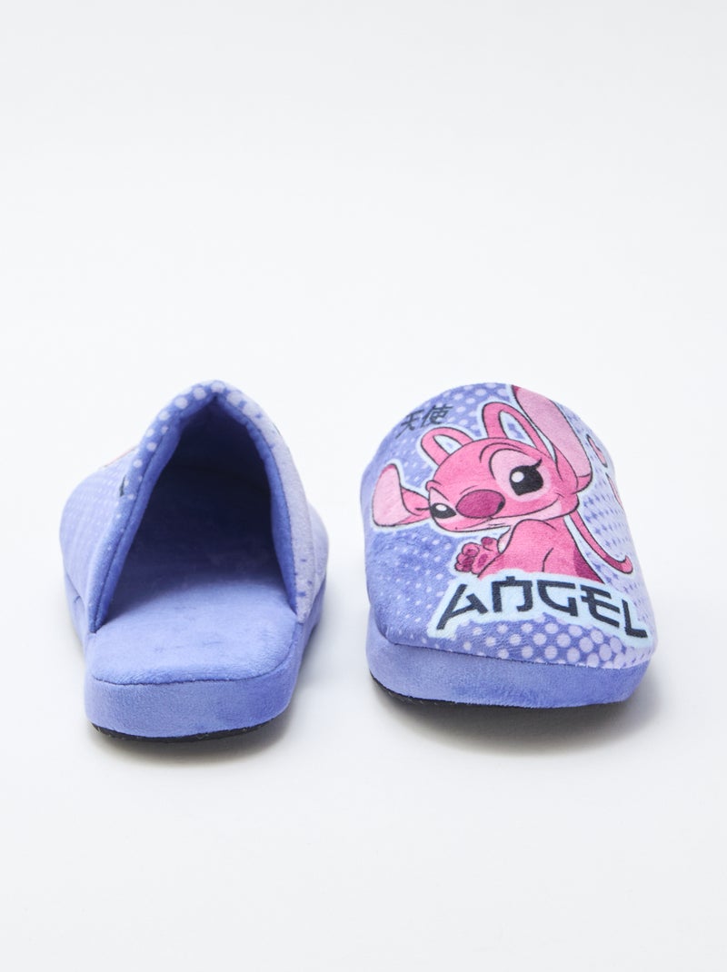 Chaussons mules 'Angel' 'Stitch' Bleu - Kiabi