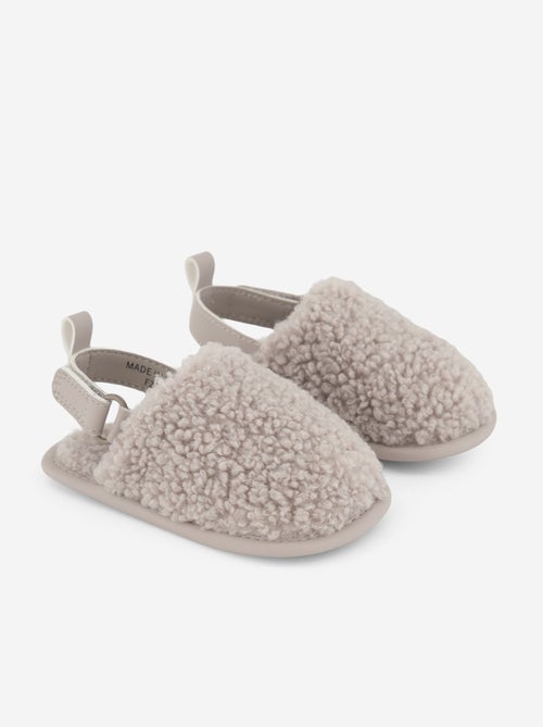 Chaussons mules avec brides de maintien - Kiabi