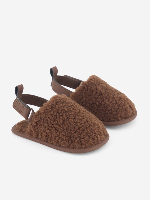 Chaussons mules avec brides de maintien - Kiabi