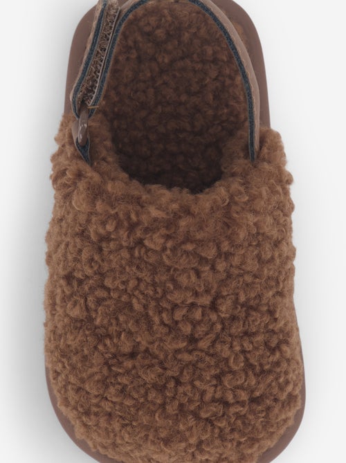 Chaussons mules avec brides de maintien - Kiabi