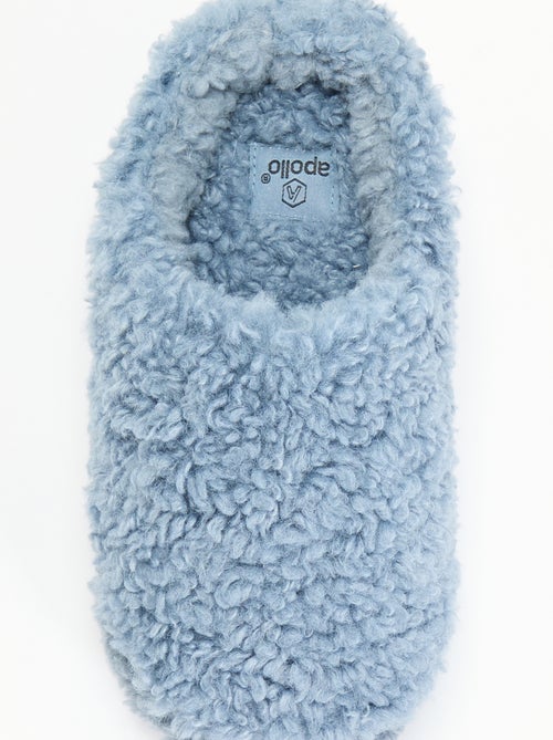 Chaussons mules effet moutonné - Kiabi