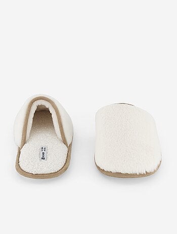 Chaussons mules fourrés