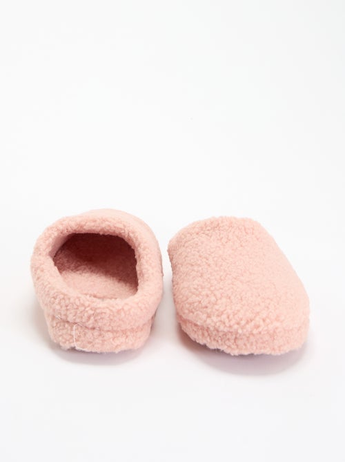 Chaussons mules moutonnés - Kiabi