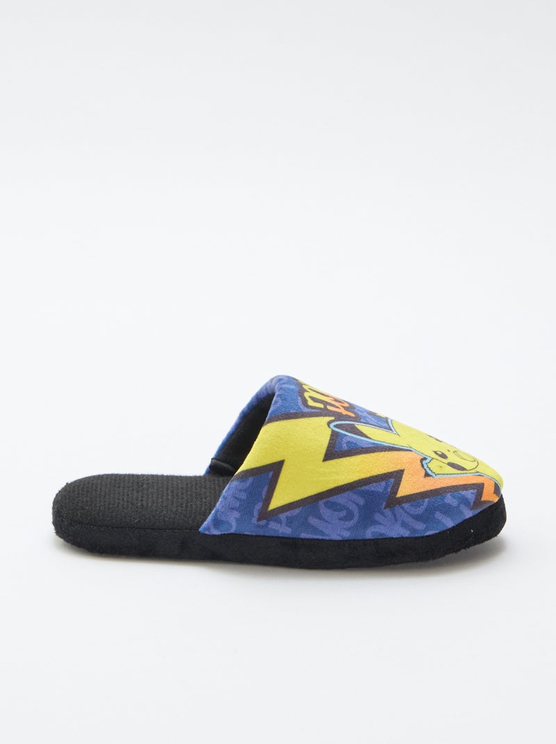 Chaussons mules 'Pikachu' Bleu - Kiabi