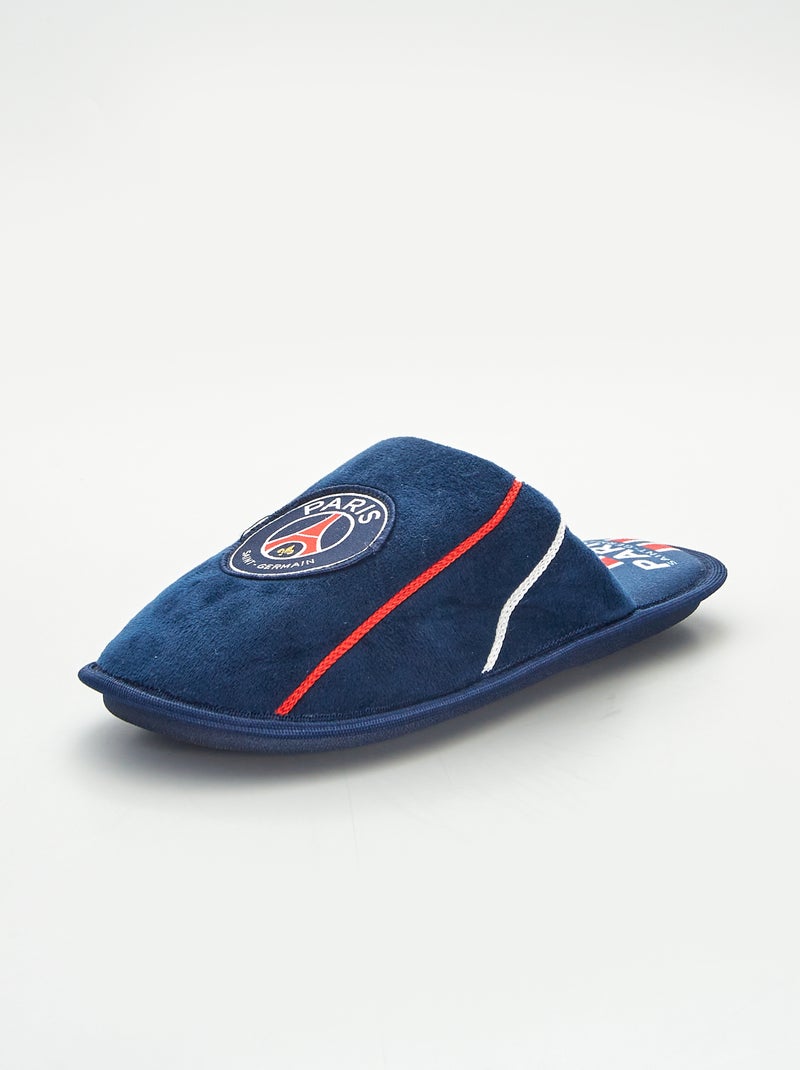 Chaussons mules 'PSG' Marine - Kiabi