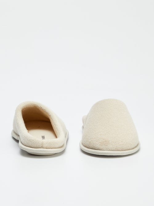 Chaussons mules unis - Kiabi