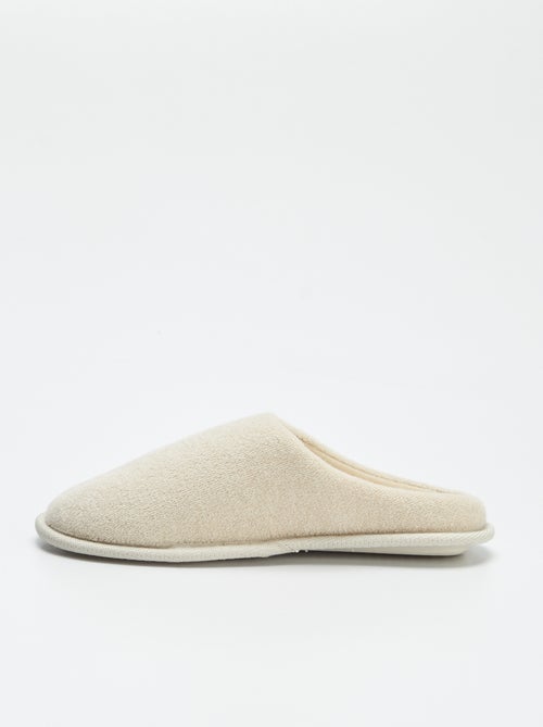 Chaussons mules unis - Kiabi
