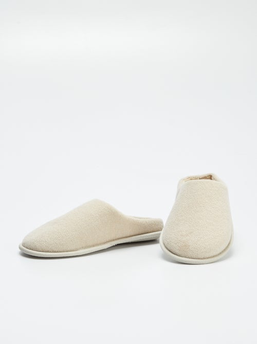 Chaussons mules unis - Kiabi