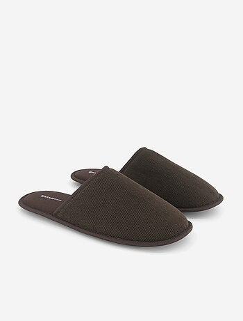 Chaussons mules unis