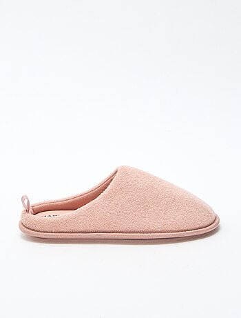 Chaussons mules unis