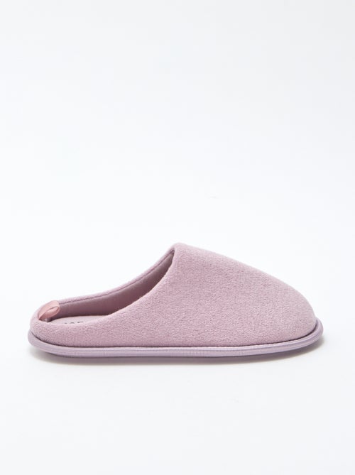 Chaussons mules unis - Kiabi