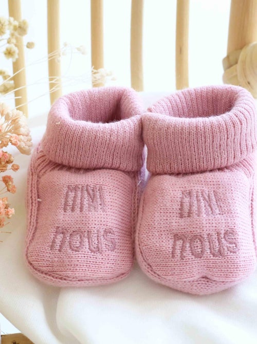 Chaussons naissance - mini nous - Kiabi Chaussons naissance - mini nous - Kiabi
