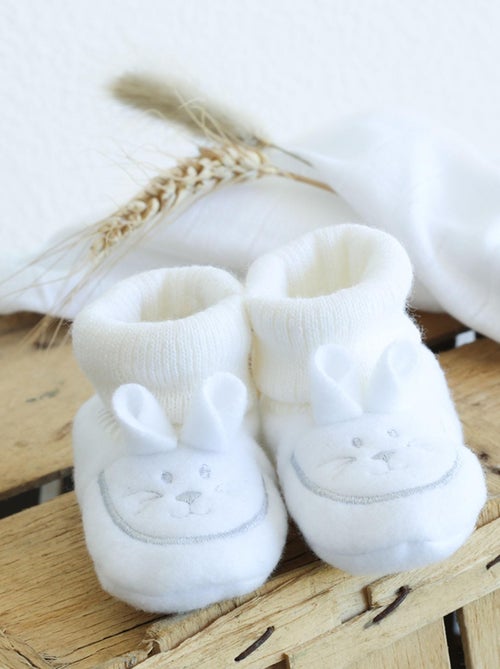 Chaussons naissance - petit lapin - Kiabi
