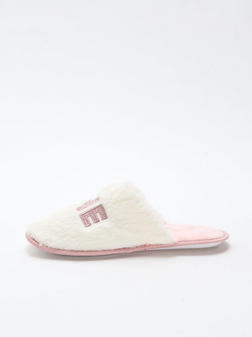 Chaussons pailletés 'the boss' - Kiabi