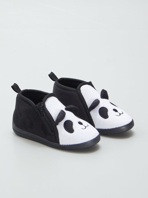 Chaussons 'panda' - Kiabi