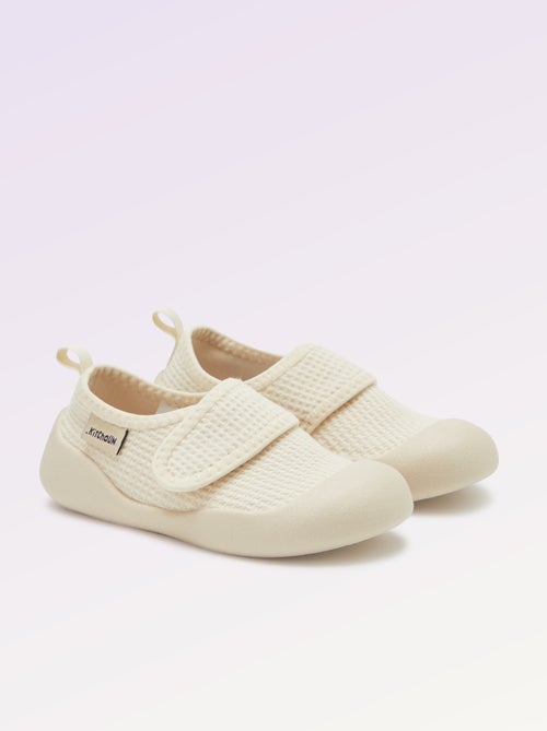 Chaussons souples à tige basse motricité 3 - Kitchoun - Kiabi