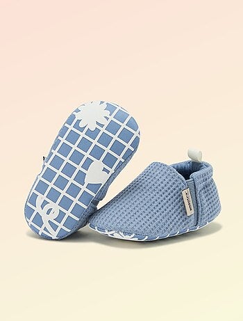 Chaussons souples avec élastiques motricité 1 - Kitchoun