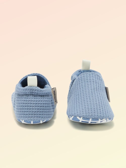 Chaussons souples avec élastiques motricité 1 - Kitchoun - Kiabi