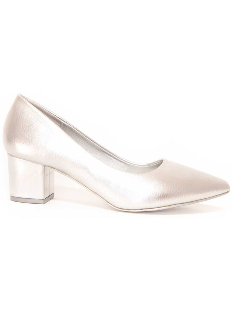 Chaussure à Talons Hauts Matériel Synthétique Montevita Argent - Kiabi