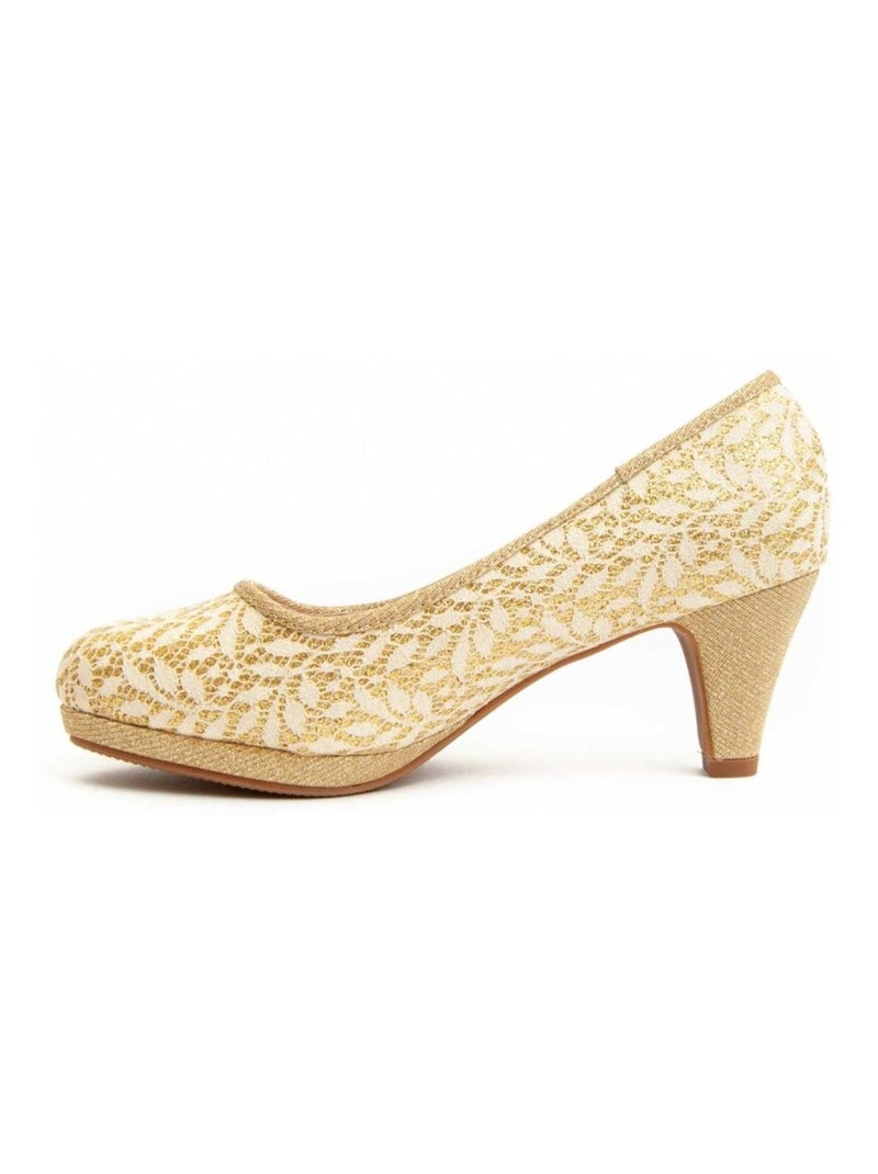 Chaussure à Talons Hauts Matériel Synthétique Montevita Doré/or - Kiabi