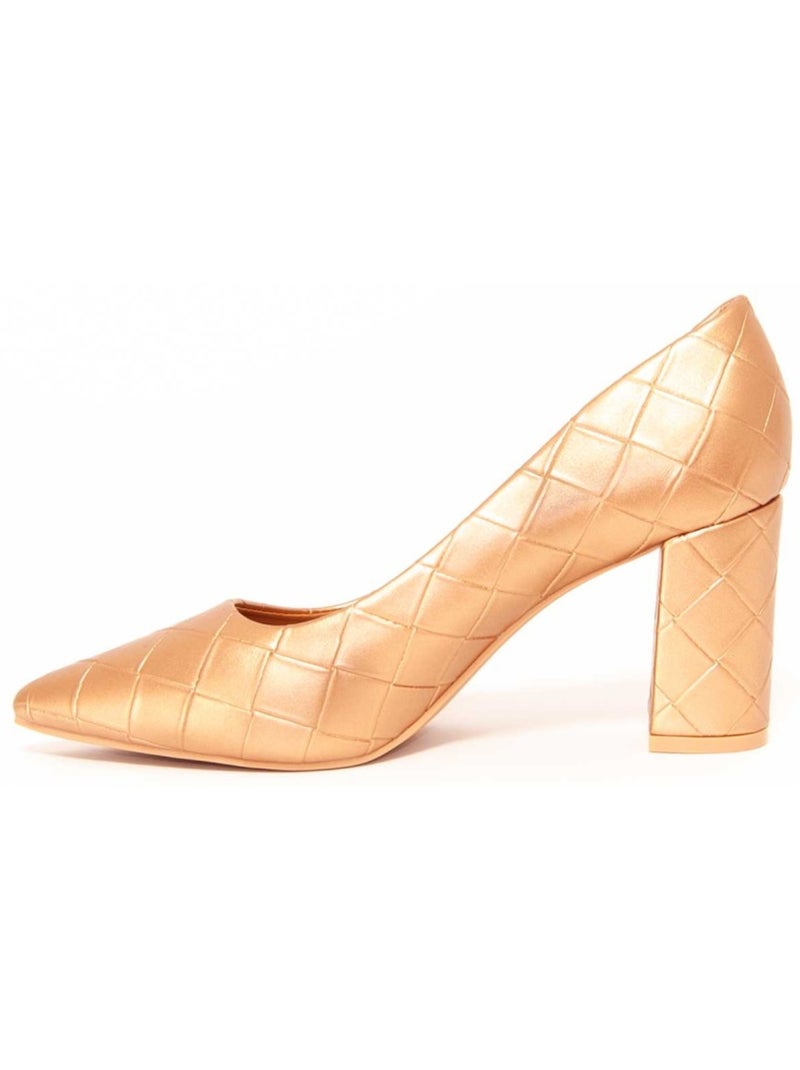 Chaussure à Talons Hauts Matériel Synthétique Montevita Doré/or - Kiabi