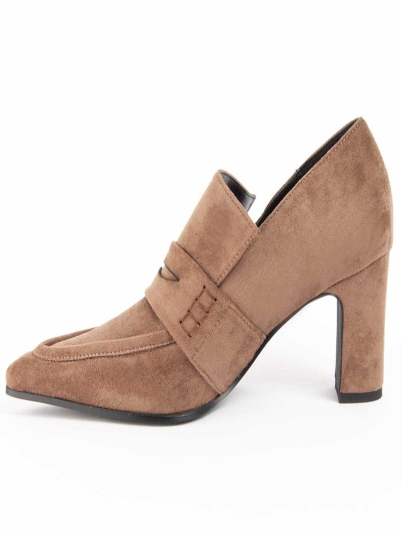 Chaussure à Talons Hauts Matière Synthétique Et Textile Montevita Beige - Kiabi