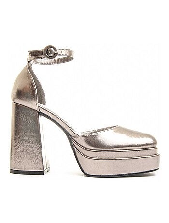 Chaussure à Talons Hauts Matière Synthétique Et Textile Montevita