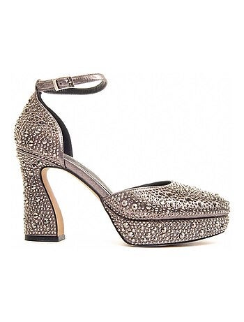 Chaussure à Talons Hauts Matière Synthétique Et Textile Montevita