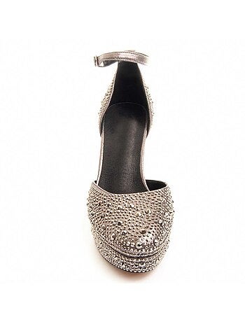 Chaussure à Talons Hauts Matière Synthétique Et Textile Montevita