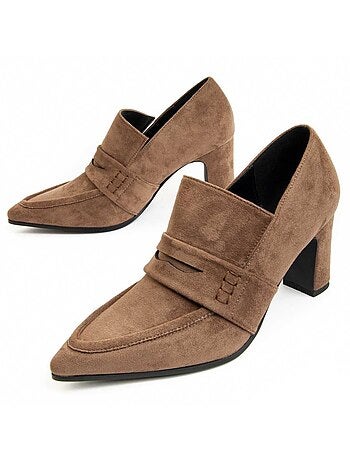 Chaussure à Talons Hauts Matière Synthétique Et Textile Montevita