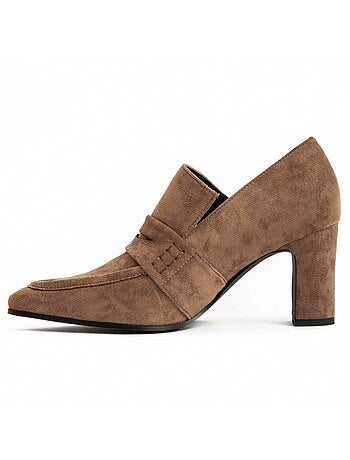 Chaussure à Talons Hauts Matière Synthétique Et Textile Montevita