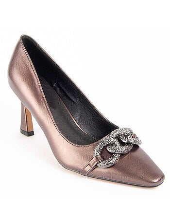 Chaussure à Talons Hauts Matière Synthétique Et Textile Montevita