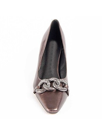 Chaussure à Talons Hauts Matière Synthétique Et Textile Montevita