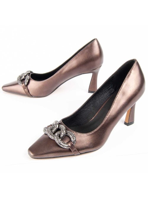Chaussure à Talons Hauts Matière Synthétique Et Textile Montevita - Kiabi Chaussure à Talons Hauts Matière Synthétique Et Textile Montevita - Kiabi