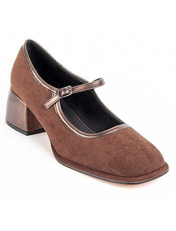 Chaussure à Talons Hauts Matière Synthétique Et Textile Montevita
