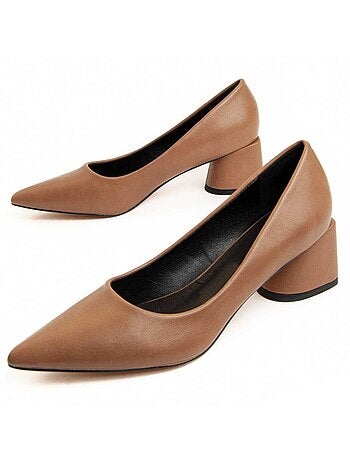 Chaussure à Talons Hauts Matière Synthétique Et Textile Montevita