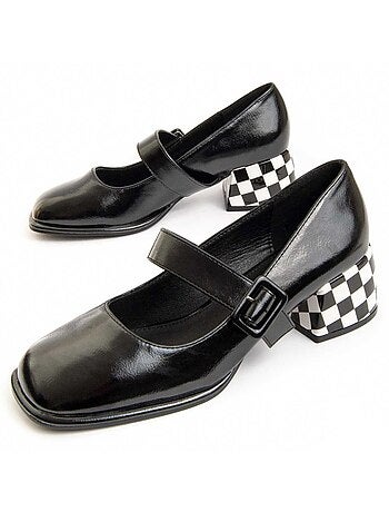 Chaussure à Talons Hauts Matière Synthétique Et Textile Montevita