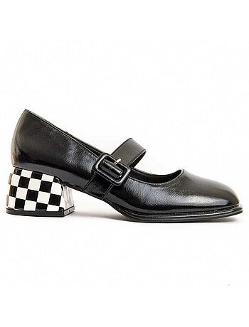 Chaussure à Talons Hauts Matière Synthétique Et Textile Montevita